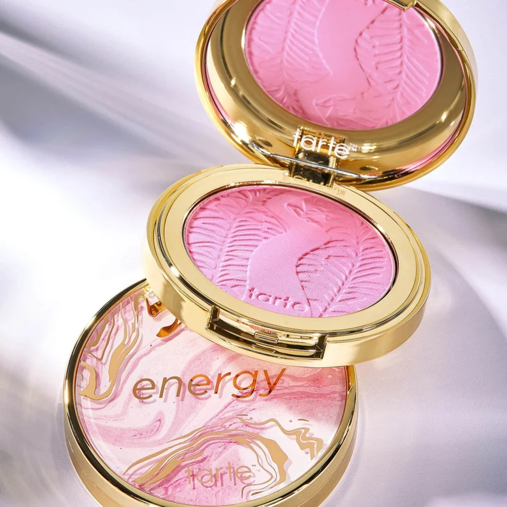 Energy Tarte Powder Blush Rosy Pink 12 Hour Wear Brand New in Box Authentic